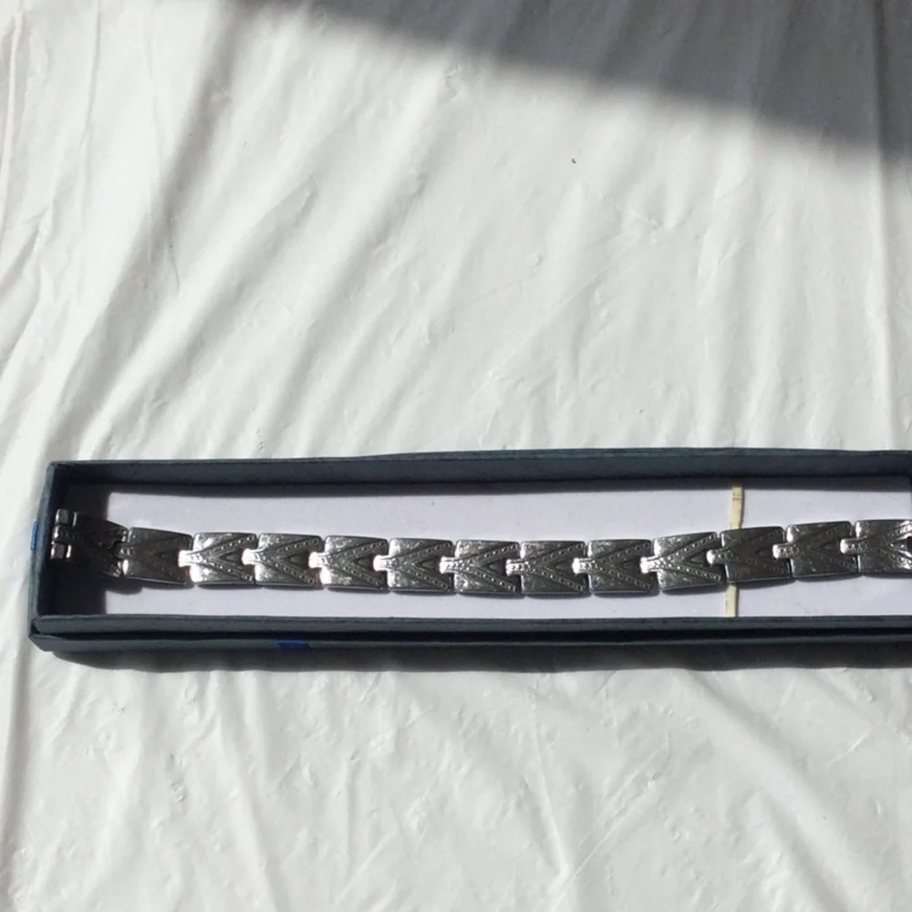 Mens Stainless Steel 9” Bracelet